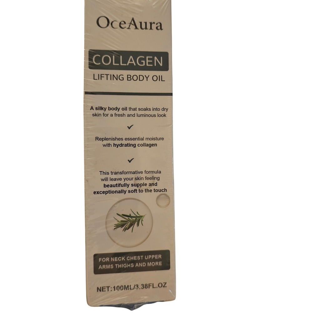OceAura Collagen Lifting Body Oil 100ml 3.38fl.oz Hydrating Firming Skin Care